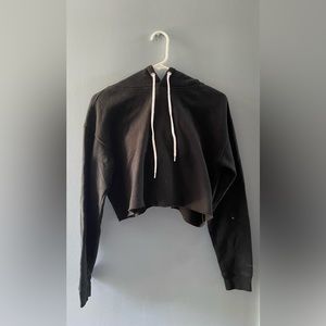 size small black cropped sweatshirt from Target Wild Fable